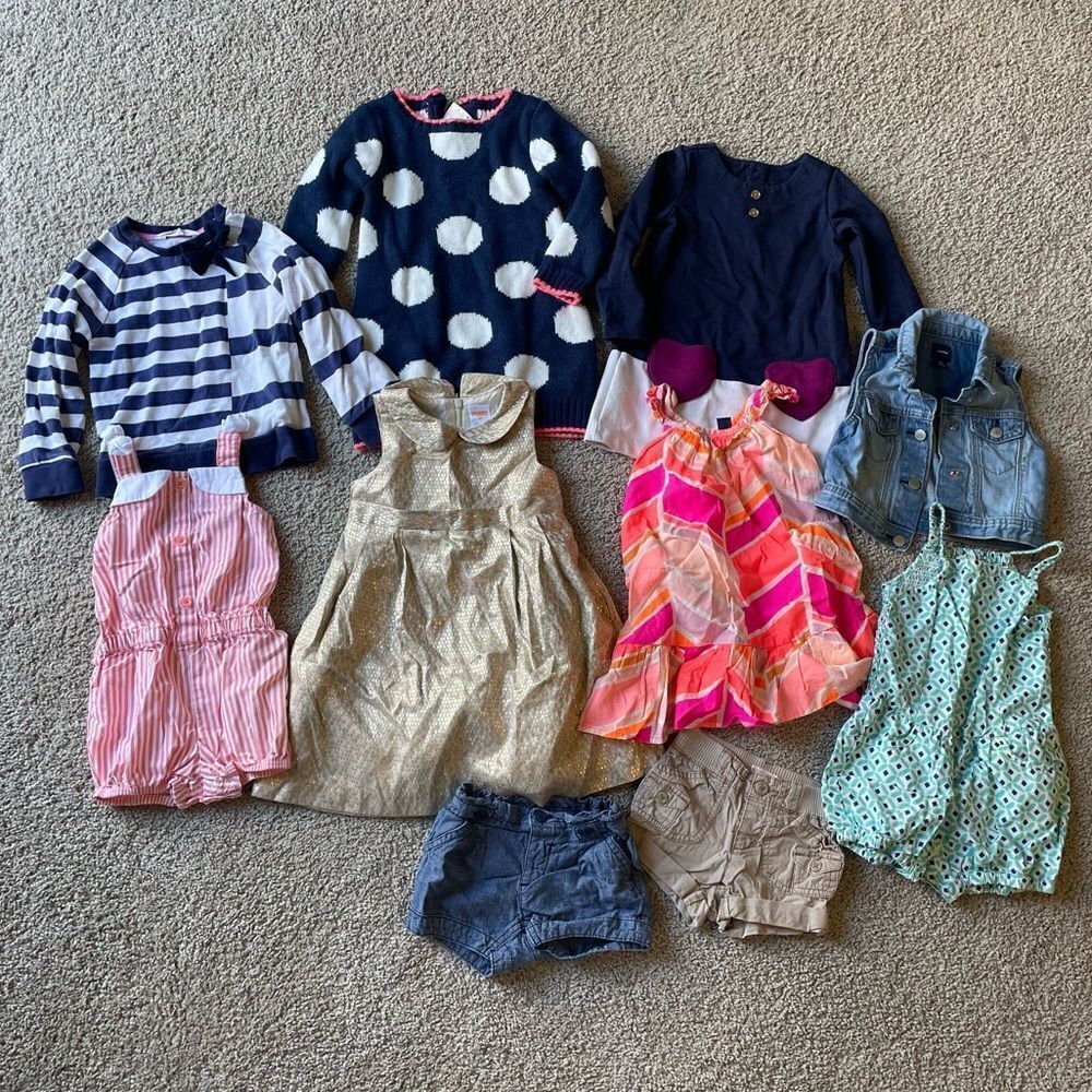 Toddler Girl Size 2 All Seasons Clothing Lot